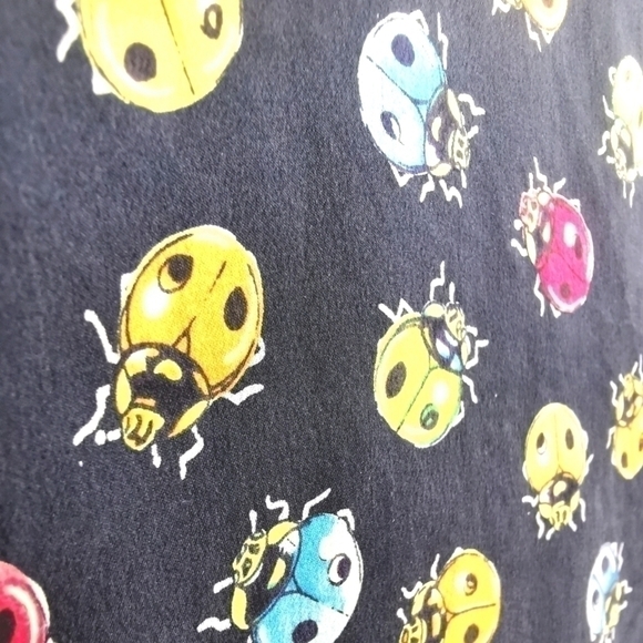 Elegantissimo Firenze Women's S Silk Ladybug Top - Picture 3 of 11